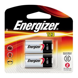 Energizer 2 Pack 123A Lithium Battery