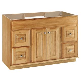 Style Selections Cotton Creek 48 in W x 21 in D Natural Traditional Bathroom Vanity