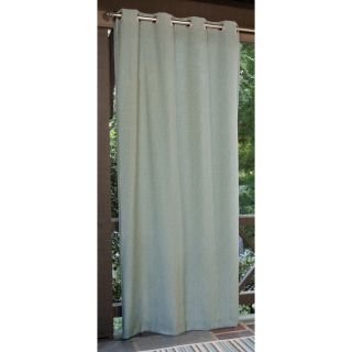 allen + roth 108 in L Aqua Patio Curtains Outdoor Window Curtain Panel
