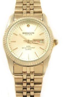 Swanson Japan Men's Dress Silver tone Watch Watches