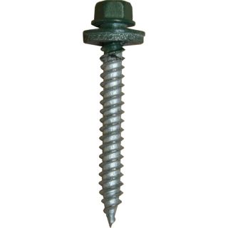 Fabral 250 Count Green Hex Washer Head Roofing Screws