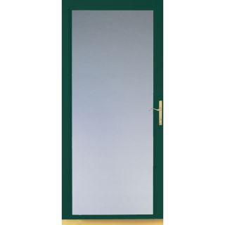 LARSON Green Secure Elegance Full View Laminated Security Glass Storm Door (Common 81 in x 32 in; Actual 80 in x 33.62 in)