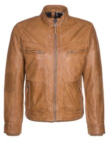 Kaporal   WOLF   Leather jacket   brown