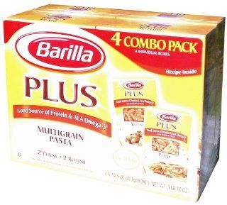 Barilla Plus Multigrain Pasta 4 X 14.5 Oz Boxes, 2 Penne, 2 Rotini  Noodles And Pasta  Grocery & Gourmet Food