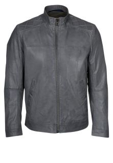 BOSS Orange   JOKAR   Leather jacket   grey