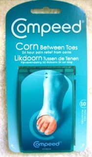 Compeed Corn Plasters "between The Toes" Pack Of 10 Health & Personal Care