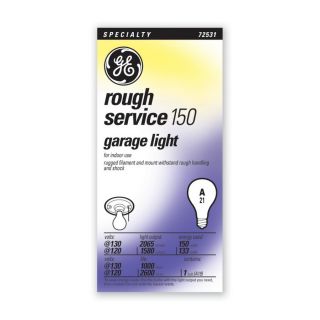 GE 150 Watt A21 Medium Base Soft White Dimmable Incandescent Garage Door Light Bulb