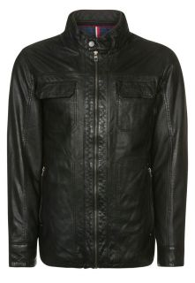 Daniel Hechter   Leather jacket   black