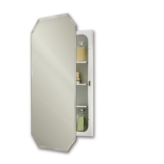 Broan Mirage 32 in H x 17.375 in W Frameless Metal Recessed Medicine Cabinet