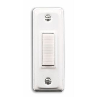 Utilitech White Doorbell Button