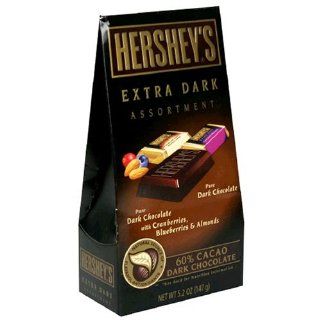 Hershey's Extra Dark Assortment, 5.2 Ounce Pouch  Chocolate Assortments And Samplers  Grocery & Gourmet Food