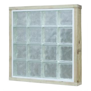 Pittsburgh Corning 27 7/8 in x 35 3/4 in LightWise Series Wood Replacement Glass Block Window