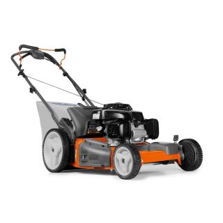 Husqvarna 160cc 22 in Self Propelled Front Wheel Drive 3 in 1 Gas Push Lawn Mower with Honda Engine and Mulching Capability