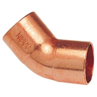 1 in x 1 in 45 Degree Copper Slip Elbow Fitting