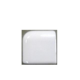 American Olean Bright Ice White Gloss Ceramic Mudcap Corner Tile (Common 2 in x 2 in; Actual 2 in x 2 in)
