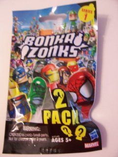 Marvel BonkaZonks Series 1 Blind Pack ~ Set of 5 Blind Packs Containing 10 BonkaZonks Total Toys & Games