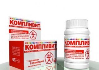 Complivit 60 Tabs   Containing Vitamins, Micro and Macro Elements to Compensate for Vitamin and Mineral Deficiencies. Health & Personal Care