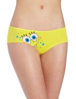 Briefly Stated Women's Spongebob Panty, Spongebob Print, Small Clothing