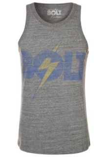 Lightning Bolt   Print T shirt   grey
