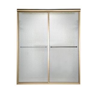 American Standard Gold Framed Bypass Shower Door