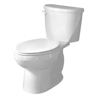 American Standard Evolution 2 White 1.28 GPF/4.85 LPF 12 in Rough in Watersense Round 2 Piece Standard Height Toilet