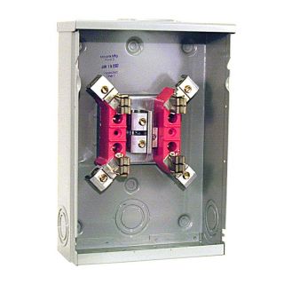 Milbank 125 Amp Ring Single Phase (120/240) Meter Socket