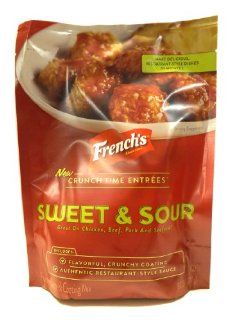 French's Crunch Time Entrees Seasoning Mix Sweet & Sour (8 oz Bags) 2 Pack  Meat Seasoningss  Grocery & Gourmet Food