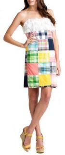 LILLY PULITZER Cameron Multicolor Bingo Blanket Sewn Strapless Dress (00)