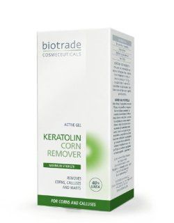 Keratolin Corn Remover. Removes Corns Calluses and Warts. Contains Urea 40% + gift teliaskin all purpose healing cream  Callus Stones  Beauty