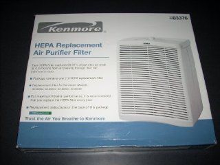Genuine KENMORE HEPA Replacement Air Purifier Filter 83376. For Models 32 8355, 32 83230, 32 83200, 32 83202. Also fits Whirlpool, Whispure, various models. True HEPA Filter captures 99.97% of particles as small as 0.3 microns. Package contains one (1) fil