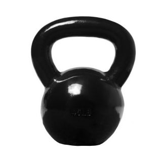 Xmark Fitness Black 45 lbs Fixed Weight Kettlebell