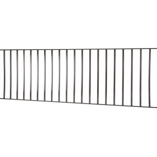 Black Steel Fence Panel (Common 36 in x 96 in; Actual 32 in x 94 in)