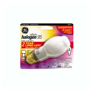 GE 95 Watt BT Base Bright White Dimmable Halogen Light Bulb