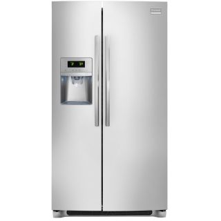 Frigidaire Professional 26 cu ft Side by Side Refrigerator with Single Ice Maker (Stainless Steel) ENERGY STAR