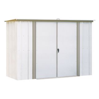Arrow Galvanized Steel Storage Shed (Common 8 ft x 3 ft; Interior Dimensions 7.84 ft x 2.93 ft)