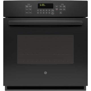 GE 27 in Convection Single Electric Wall Oven (Black)