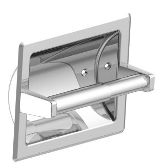 Style Selections Seton Chrome Recessed Toilet Paper Holder