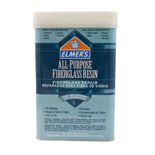 Elmers 128 oz Gray Fiberglass Resin/Hardener Surface Repair