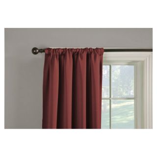 Style Selections Sonia 84 in L Solid Brick Thermal Back Tab Window Curtain Panel