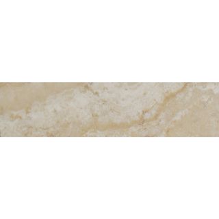 FLOORS 2000 Galapagos Tortuga Beach Glazed Porcelain Indoor/Outdoor Bullnose Tile (Common 3 in x 12 in; Actual 3 in x 12.69 in)