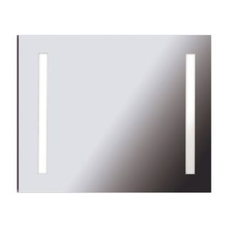 Kenroy Home Rifletta 26 in H x 32 in W Rectangular Frameless Bathroom Mirror with Hardware and Edges
