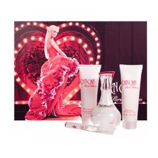 Paris Hilton Can Can for Women Gift Set (Eau de Parfum Spray, Lotion, Bath and Shower Gel, Perfume Stick)  Beauty