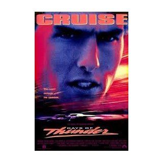 TOM CRUISE Mint Sealed DAYS OF THUNDER Poster YOU CAN'T OUTRUN THE THUNDER (21" x 31") Dated 1990   Prints