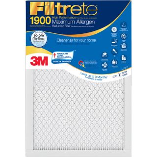 Filtrete Maximum Allergen Reduction Electrostatic Pleated Air Filter (Common 20 in x 20 in x 1 in; Actual 19.6 in x 19.6 in x 1 in)