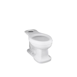 KOHLER Bancroft Chair Height White 12 in Rough In Elongated Toilet Bowl