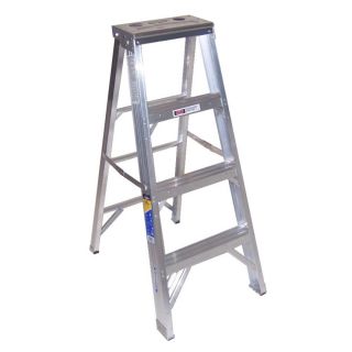 Werner 4 ft Aluminum 375 lb Type IAA Step Ladder