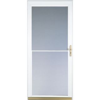 Pella White Montgomery Full View Safety Storm Door (Common 81 in x 36 in; Actual 80.78 in x 37 in)