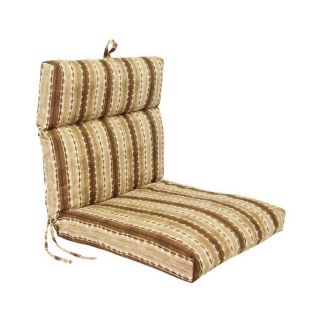 Jordan Manufacturing Java Journey Chestnut Patio Chair Cushion