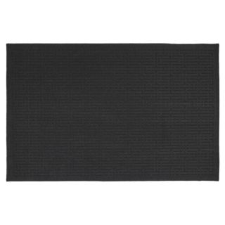 Mohawk Home Quincy Keywork Coal 20 in x 34 in Rectangular Black Transitional Accent Rug