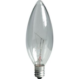 GE 2 Pack 40 Watt Candelabra Base Soft White Dimmable Decorative Incandescent Light Bulbs